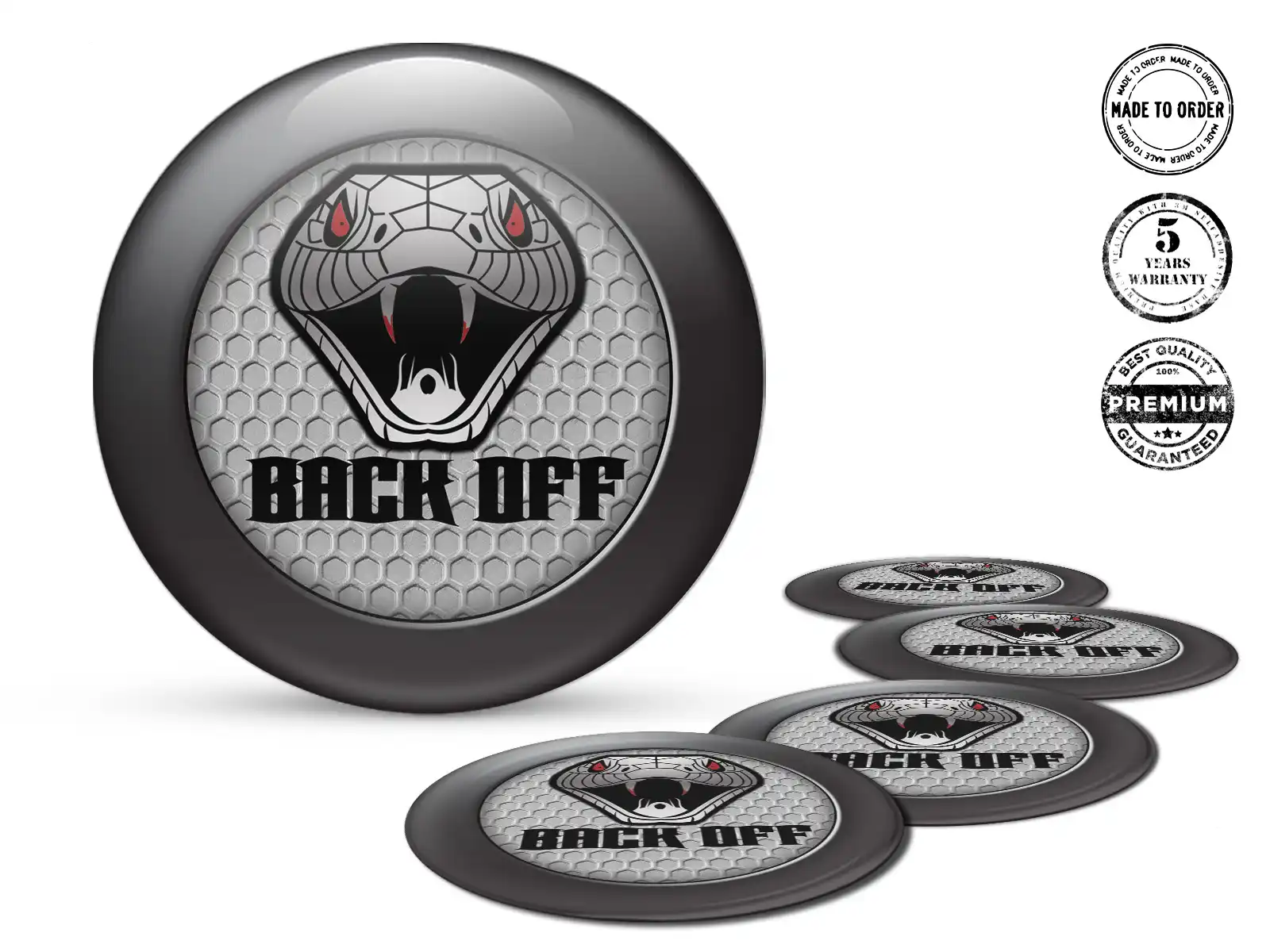 Domed Stickers Logo Pro Motorsport Cutting-Edge